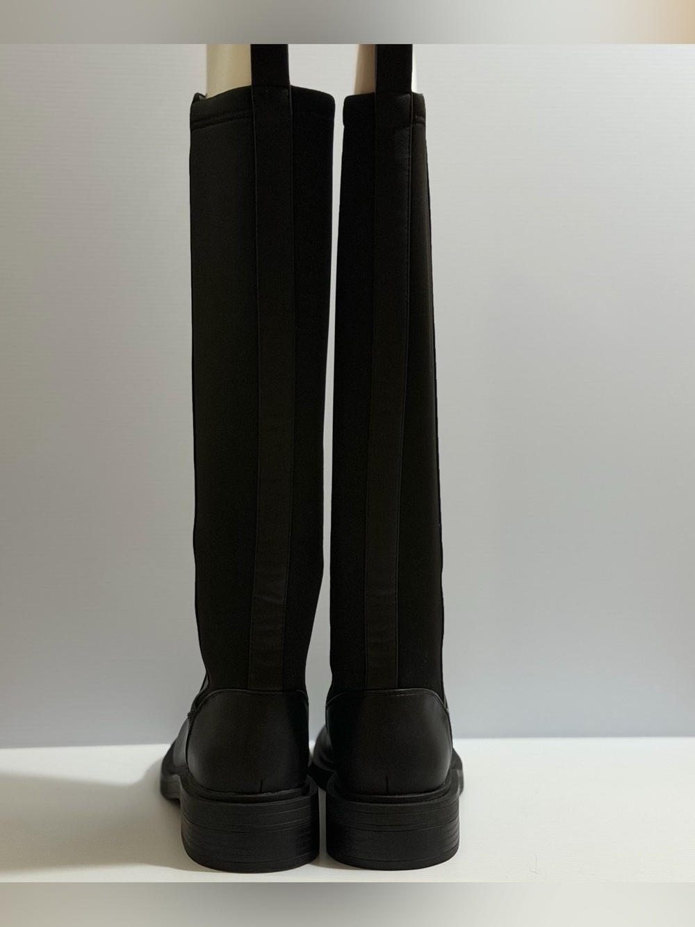 Kenneth Cole Reaction Anabelle Tall Riding Boots Black 9 w/ Box - Picture 3 of 14